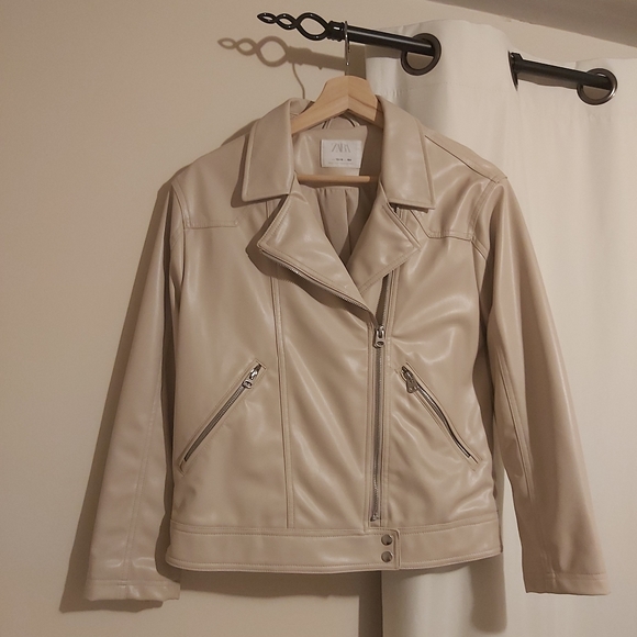 Zara faux leather jacket NWOT - Picture 1 of 4